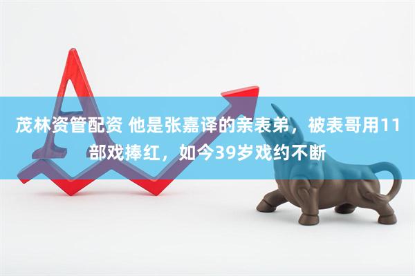 茂林资管配资 他是张嘉译的亲表弟，被表哥用11部戏捧红，如今39岁戏约不断
